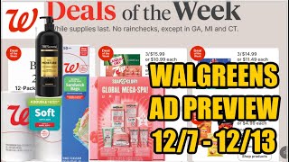 WALGREENS AD PREVIEW (12/7 - 12/13)