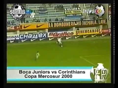 Boca Juniors 3 x 0 Corinthians - Mercosul 2000