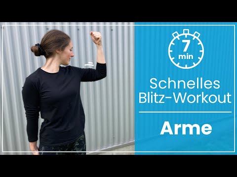 7 Minuten Arm Workout ➡️ Dein Blitz Workout für starke & schöne Arme!