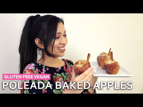 Baked Apples with Vegan Salvadoran Leche Poleada