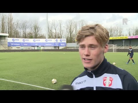 Nieuweling Guus van Weerdenburg over zijn debuut bij FC Dordrecht