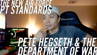New Air Force Physical Fitness Standards & The Department of War