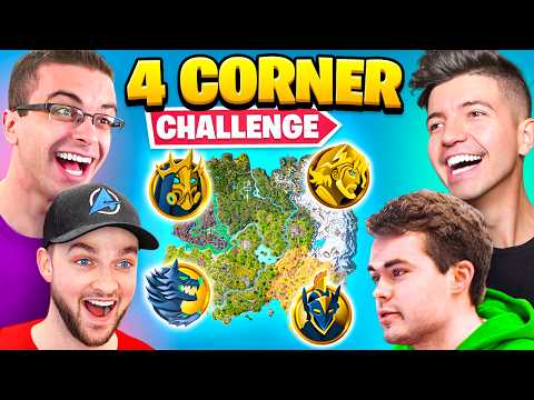 The *MYTHIC* 4 Corner Challenge in Fortnite!
