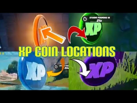Fortnite - Week 10 - ALL XP Coin Locations (Green, Blue, Purple, Gold)