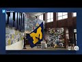 Michigan Displays Flag From Ohio State Field Planting In Football Museum