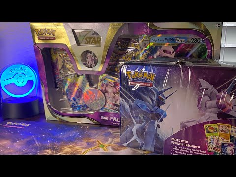 A Palkia themed Pokémon TCG opening! Opening the Palkia VStar Premium collection & collector chest!