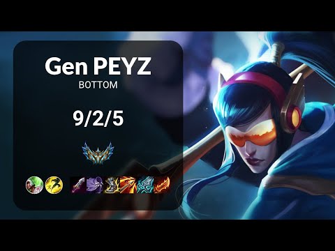 Gen Peyz Kalista vs Aphelios BOTTOM - KR CHALLENGER Patch 13.18
