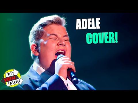 Golden Buzzer Kyle Takes on Adele Big Hit | Semi Final 1 | Britain's Got Talent 2017