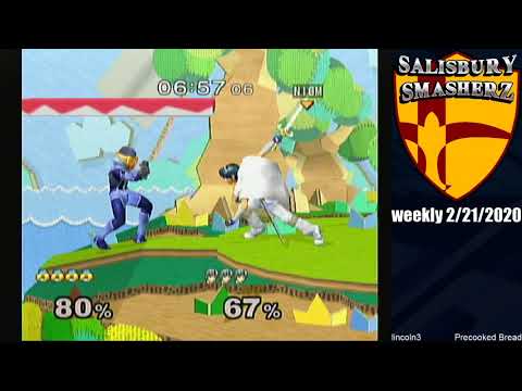 SBY Melee 2/21/20 - lincoln3 (Sheik) vs Precooked Bread (Marth) - Losers Final