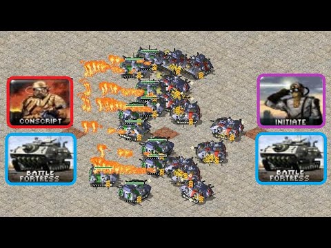 Conscripts BF vs Initiates BF - Red Alert 2