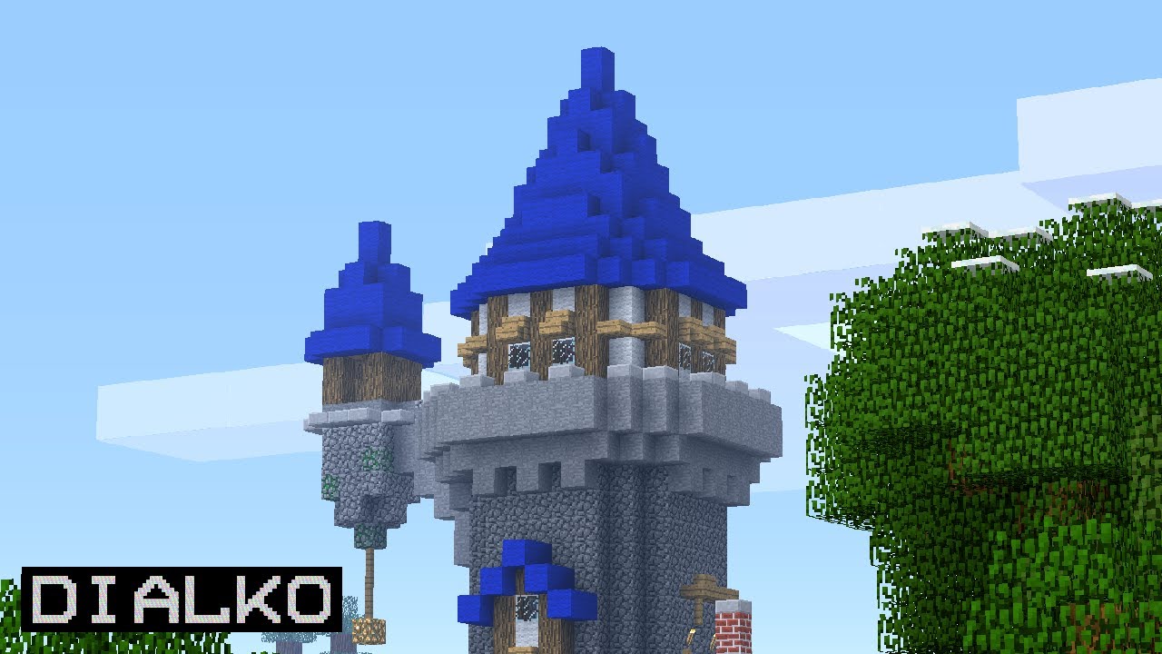 Building a Wizard's Tower in Beta Minecraft