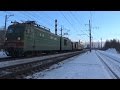 Электровоз ВЛ10-584 со снегоочистителями ПОМ-022/ПОМ-023 