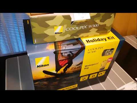 Nikon Coolpix W300 unboxing