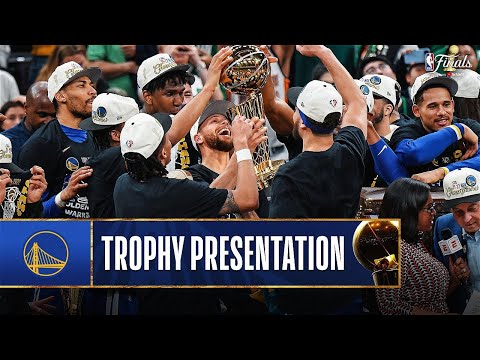 Golden State Warriors Larry O’Brien NBA Championship Trophy Presentation 🏆