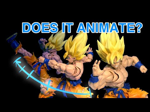 Does it Animate? S.H. Figuarts LSSJ Goku Review for Stop Motion Animators