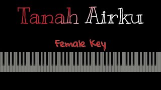 Download lagu Tanah Airku - Ibu Sud [Karaoke Piano - Female Key] mp3