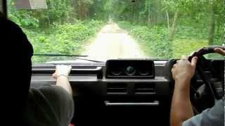 preview picture of video 'Driving through young forests near Dinajpur Bangladesh'