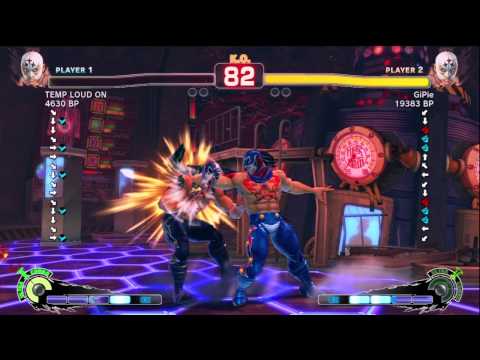 GiPie [Fuerte] vs TEMP LOUD ON [Fuerte] SSF4 Japanese Online Ranked Matches - TRUE-HD