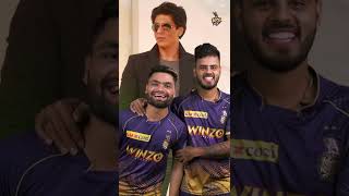 🎥EXCLUSIVE❗Knights wish Shah Rukh Khan in a unique way 💜 | KKR | #Shorts