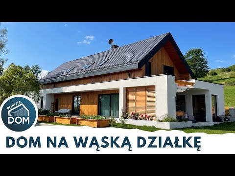 Duży dom dla 5-osobowej rodziny na małej działce - Pomysł na Dom #54