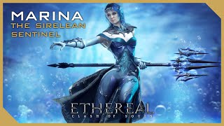 Защитница Эдоласа Марина и ее способности в геймплейном видео Ethereal: Clash of Souls