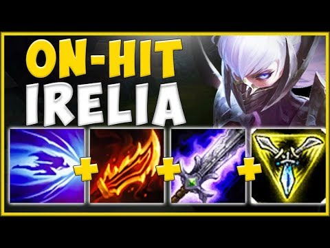 NO OUTPLAY POSSIBLE! ON-HIT IRELIA BUILD MAKES HER 100% BROKEN AGAIN! - League of Legends Gameplay