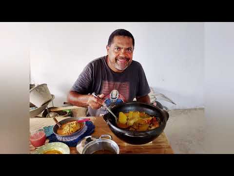 Moqueca nordestina que só os nordestino apreciar peixa com mamão verde muito saborosa facinho faci