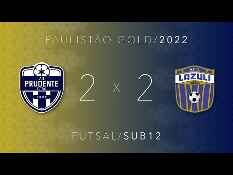 AD Prudente 2 x 2 Lazuli  - Paulistão Gold 2022 - Liga da Juventude - sub12 - 13/03/2022