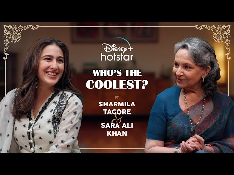 Gulmohor & Gaslight Promotions for Disney Plus Hotstar with Sara Ali khan & Sharmila tagore 