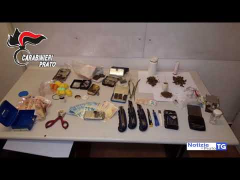 2018-01-23 PRATO - SPACCIO A GESTIONE FAMILIARE, IN MANETTE PADRE E FIGLI