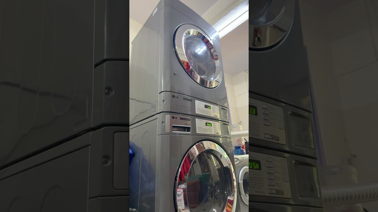 LG commercial washing machine and dryer laundry 🧺 start your own laundry business.!