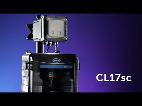 Hach CL17sc Analyzer with Total Chlorine Reagents & Pressure Regulator Installation Kit, 8573000