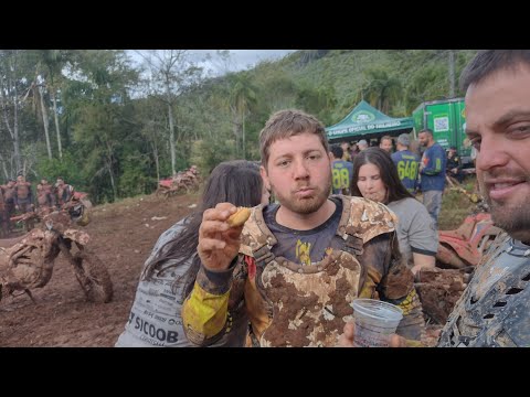 Trilhão de motos em turvo SC, Os pantaneiros , resenha e tombos.