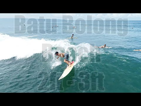 Surfing Batu Bolong Beach Canggu BALI 10:00 18Feb.2020
