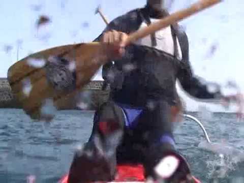 CANOA HAWAIANA EN EL MEDANO