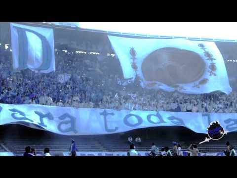 "Millonarios F.C 1 - Equidad 1 //  La mejor salida // La bandera mas grande del mundo" Barra: Comandos Azules &bull; Club: Millonarios