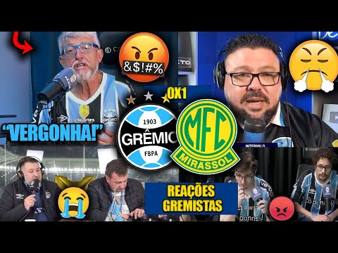 REAÇÕES dos GREMISTAS - GRÊMIO 0X1 MIRASSOL - BRASILEIRÃO 2025 - VAMOS RIR DO FARID!