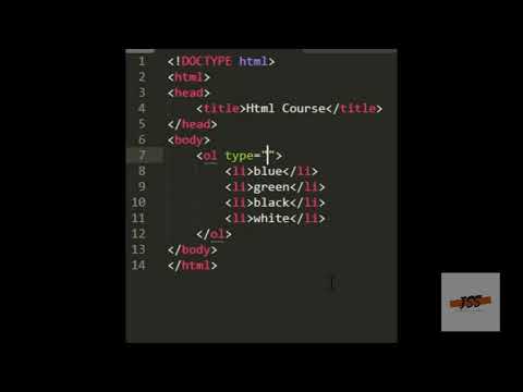 HTML Lists | Module 6