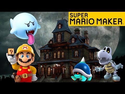 Super Mario Maker King Dry Bones' Haunted Halls