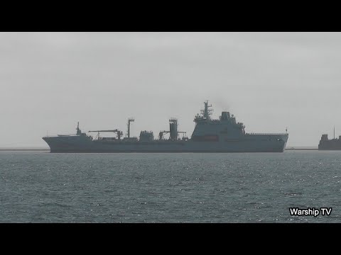 RFA TIDESURGE A138 IN PLYMOUTH SOUND 11-8-23