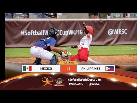 Highlights | Game 4 Mexico vs Philippines | 2024 WBSC U-18 Women's Softball World Cup Group C
