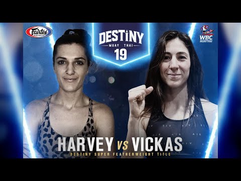 Corban Harvey Vs Allegra Vickas - Destiny Muay Thai 19