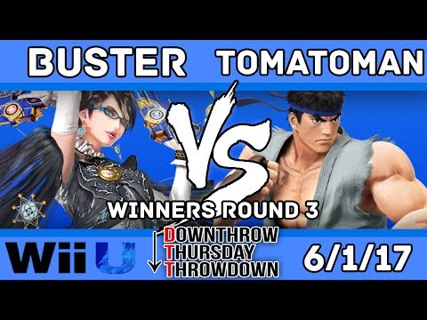 DTT #30 - Buster (Bayonetta) VS. Tomatoman (Ryu) - SSB4 Winners Round 3 - Smash for Wii U