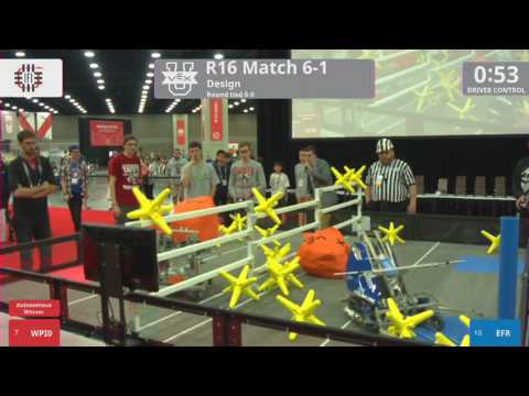 2017 VEXU Design R16 6-1 - WPI0 vs EFR - 34 to 16