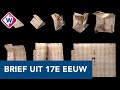 Leidse wetenschappers lezen ongeopende 17de eeuwse brief - OMROEP WEST