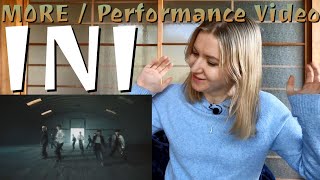 INI - MORE / Performance Video |Reaction/リアクション/海外の反応|