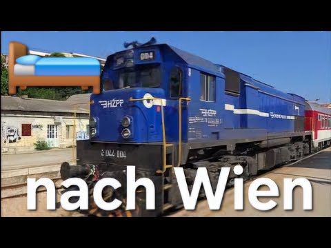 Nachtzug Split Wien - Schlafwagen der Slowakischen Bahn