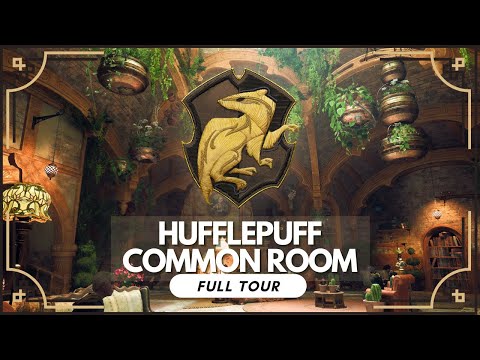 HUFFLEPUFF Common Room + Dorms Full Tour - Hogwarts Legacy PS5