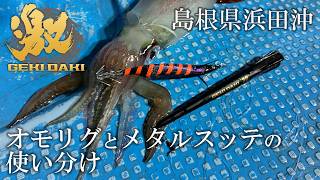 【イカメタル】「オモリグ」と「メタルスッテ」の使い分け in 島根県浜田沖/ 小林 敬宗