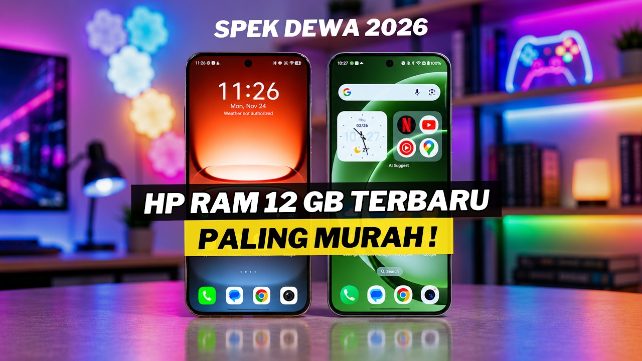 HP 5G RAM 12GB terbaru 2026 paling murah
